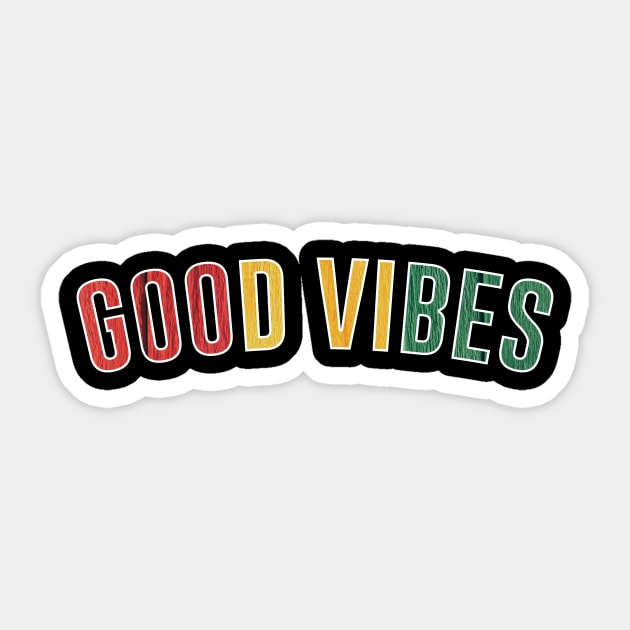 Jamaica Good Vibes, Rasta, Rastafarian Sticker by tman4life